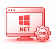 .NET and Windows applications (CNG