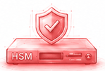 140-3 Level 3 (in progress) validated HSM protection