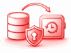 Backup and snapshot encryption key lifecycle management