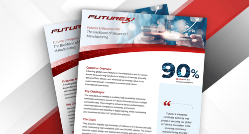 Enterprise Certificate Authority for Global IoT Manufacturing