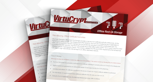 Offline Root CA Storage - VirtuCrypt Elements