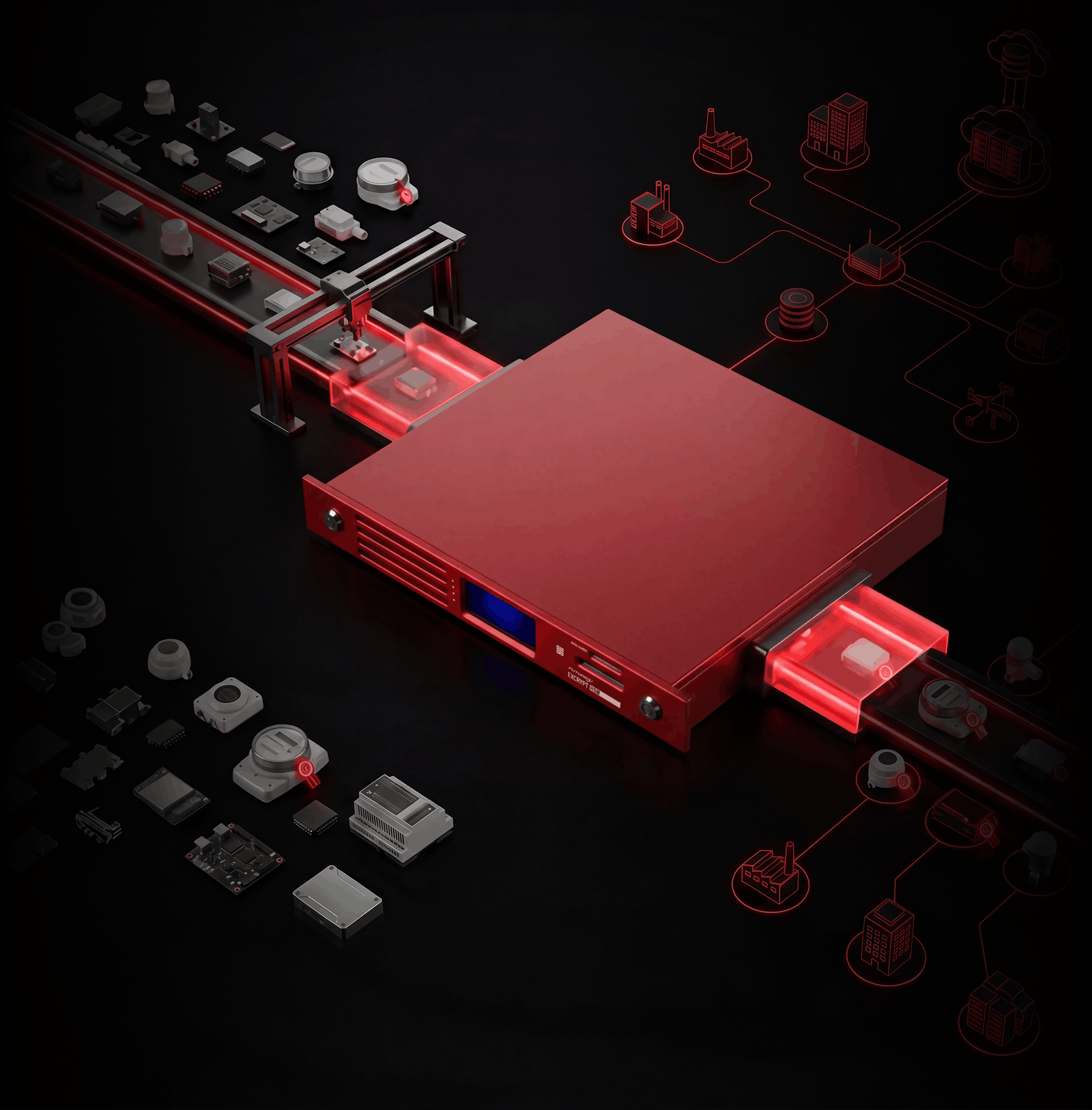 What Is IoT CA graphic showing devices being encrypted by Futurex